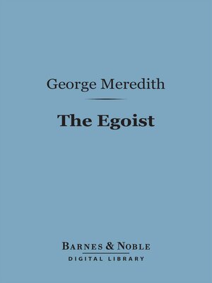 cover image of The Egoist (Barnes & Noble Digital Library)